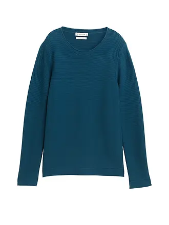 TOM TAILOR | Pullover | petrol